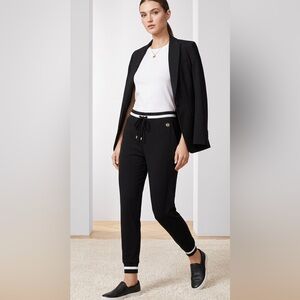 MICHAEL KORS Black and White  knit womans Joggers  Size S